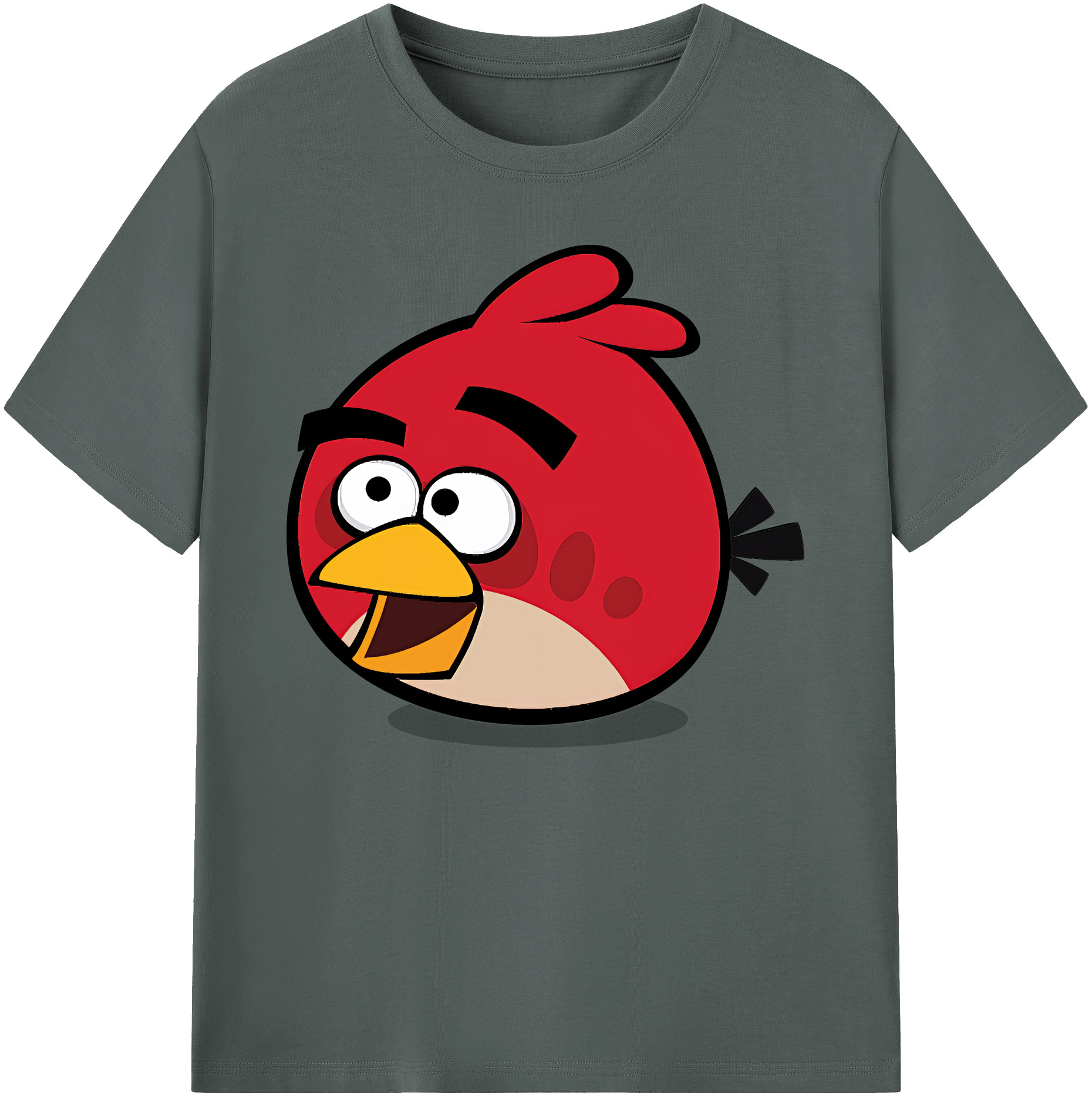 （画像用） Angry Birds アングリーバード 綿100％ メンズ半袖Tシャツ｜肌触りやわらか＆通気性